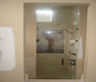 Steam  Shower Enclosure installed with Clips