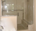 Steam Shower Enclosure with Vent above the Door