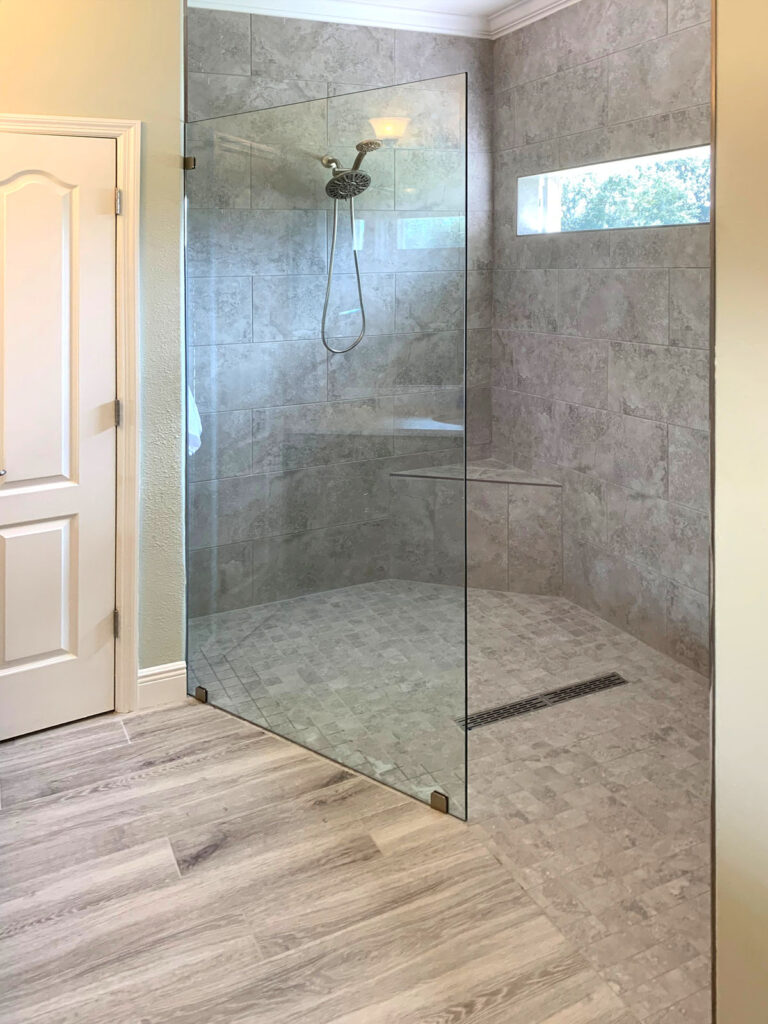 Frameless Shower Panel