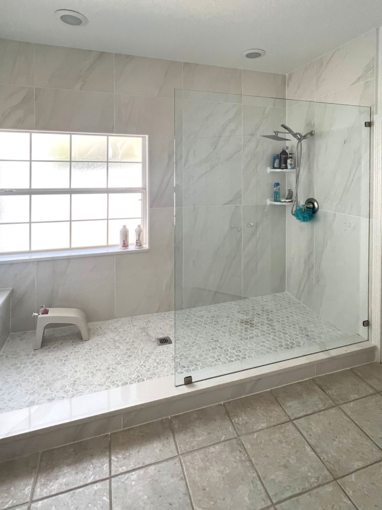 Frameless Shower Panel