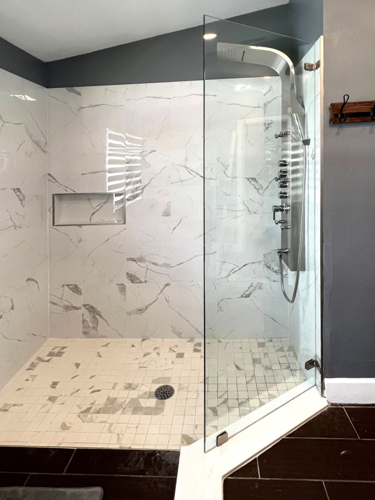 Frameless Shower Panel