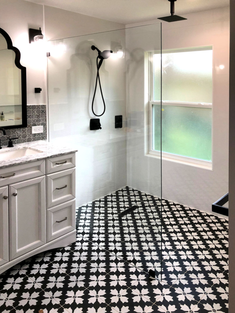 Frameless Shower Panel